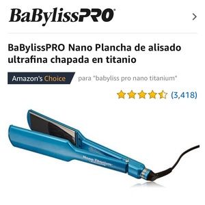 BaBylissPRO Nano hair straightener